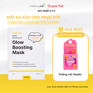 Mặt nạ keo ong C'NEW LAB hỗ trợ dưỡng sáng và phục hồi da chuyên sâu (Hộp 5 miếng)