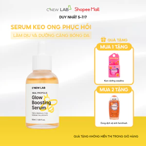 Bộ đôi cấp ẩm sâu và phục hồi da: COMBO Serum Keo Ong (50ml) và Toner Pad Keo Ong (70 miếng/hộp)