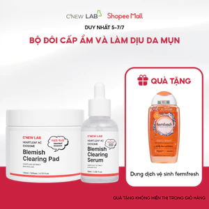 COMBO cho da dầu mụn: Toner Pad Exosome hộp 70 miếng và Serum Diếp cá 50ml