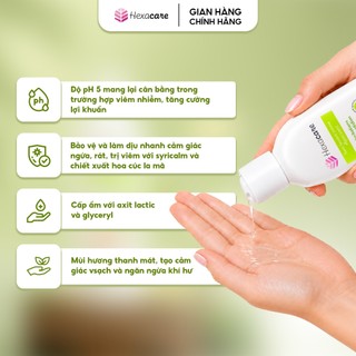 Combo Dung Dịch Vệ Sinh Phụ Nữ Hexacare: Régulateur & Apaisant | Dưỡng Ẩm, Làm Dịu Da - Xanh-Cam