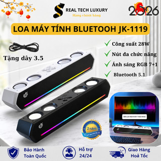Loa Bluetooth JK-1119 Gaming RGB 7+1 Âm Thanh Bass Cực Hay Nhỏ Gọn Pin Trâu Để Bàn Chơi Game Cực Đẹp