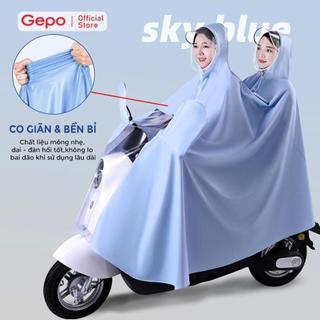 Áo Mưa 1 Người Áo Mưa 2 Đầu Áo Mưa Cánh Dơi Choàng Xe Máy Cao Cấp Trùm Toàn Thân Xe Máy