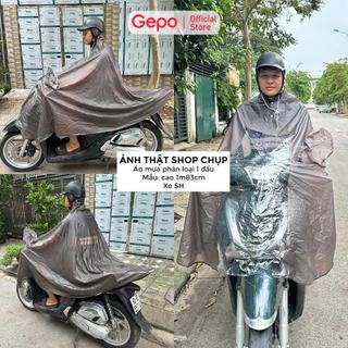 Áo Mưa 1 Người Áo Mưa 2 Đầu Áo Mưa Cánh Dơi Choàng Xe Máy Cao Cấp Trùm Toàn Thân Xe Máy