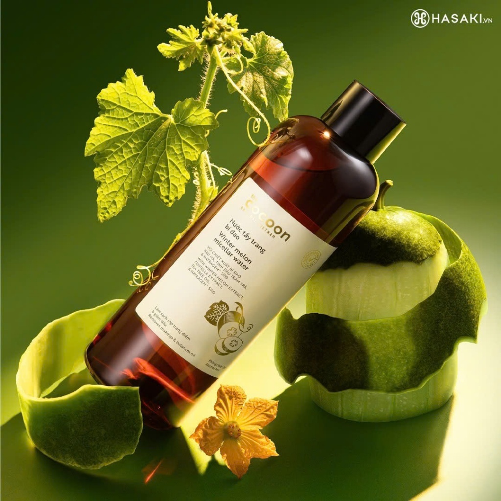 C02_Nước Tẩy Trang Cocoon Bí Đao 500ml Làm Sạch Dịu Nhẹ Cho Da