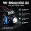 Đèn pha đội đầu LED siêu sáng siêu nhẹ chống nước pin trâu sạc USB dùng cắm trại đi rừng câu đêm sửa xe
