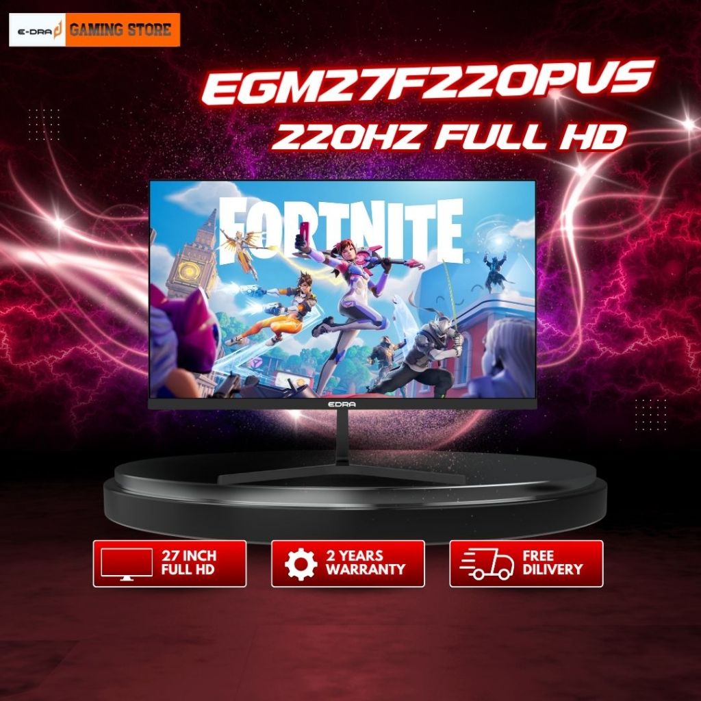 [27inch] Màn Hình Gaming EDRA EGM27F120S,EGM27F180PVS,EGM27Q210PVS,EGM27U60P FHD/IPS/1ms/100hz-240Hz