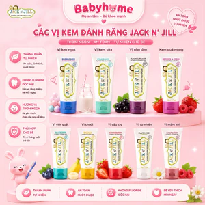 Kem đánh răng cho bé JACK N' JILL Made in Australia date 2027