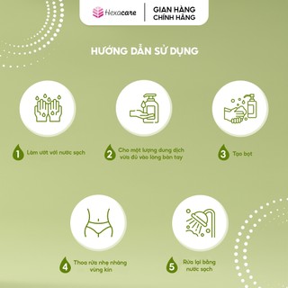 Dung Dịch Vệ Sinh Cho Bé Gái Hexacare | Cân Bằng PH, Làm Sạch, Cấp Ẩm, Dịu Nhẹ 200ml