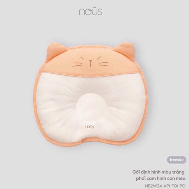 Gối Nous Định Hình Chống Méo Đầu Cho Bé Trai, Bé Gái Sơ Sinh Siêu Đáng Yêu