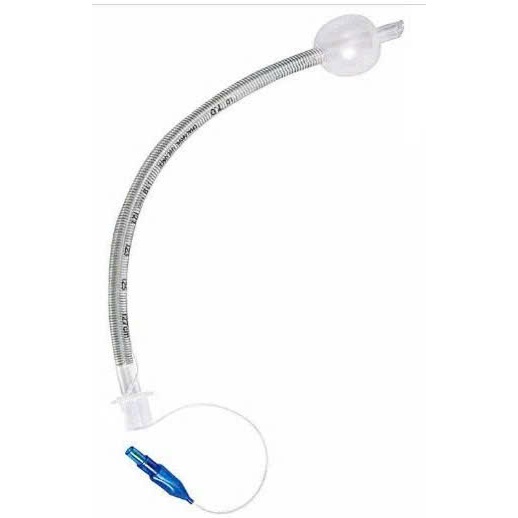 Ống đặt nội khí quản lò xo có bóng các số. Ống Nội Khí Quản Có Lò Xo Có Bóng Cuff Size 6.5/7/7.5 Chống Gập