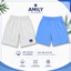 Combo 2 quần mặc nhà bé trai AMILY Cotton 95% cạp chun mềm mại, Thoải Mái, Form Basic 3-12 Tuổi