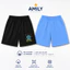 Combo 2 quần mặc nhà bé trai AMILY Cotton 95% cạp chun mềm mại, Thoải Mái, Form Basic 3-12 Tuổi