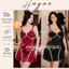 HT139 Váy ngủ 2s sexy phối ren hoa viền kèm ĐỆM LÓT,đồ ngủ lụa triết eo tôn dáng HT139