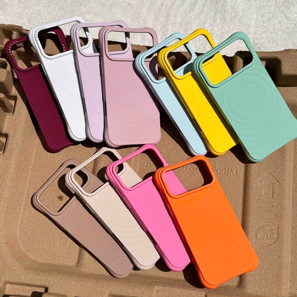 [CHỐNG BẨN BẨN NHẸ - KO CHỐNG BÚT BI, DẠ] ỐP LƯNG CASETIF IPHONE SILICONE MỊN TỪ TÍNH - NẮNG CASE