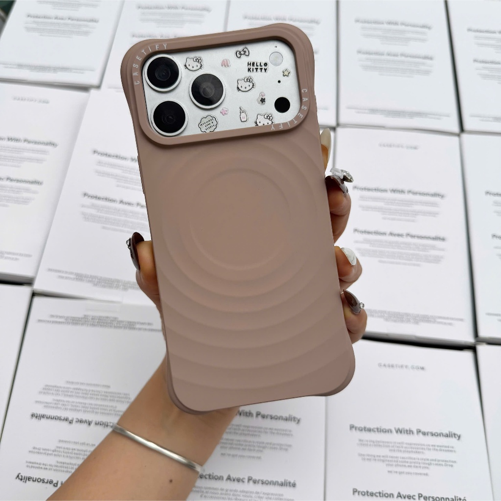 [SHIP NHANH] ỐP LƯNG IPHONE RIPPLE CASSETIF SILICONE CỰC MỊN CHỐNG BẨN CÓ VÒNG TỪ TÍNH - NẮNG CASE