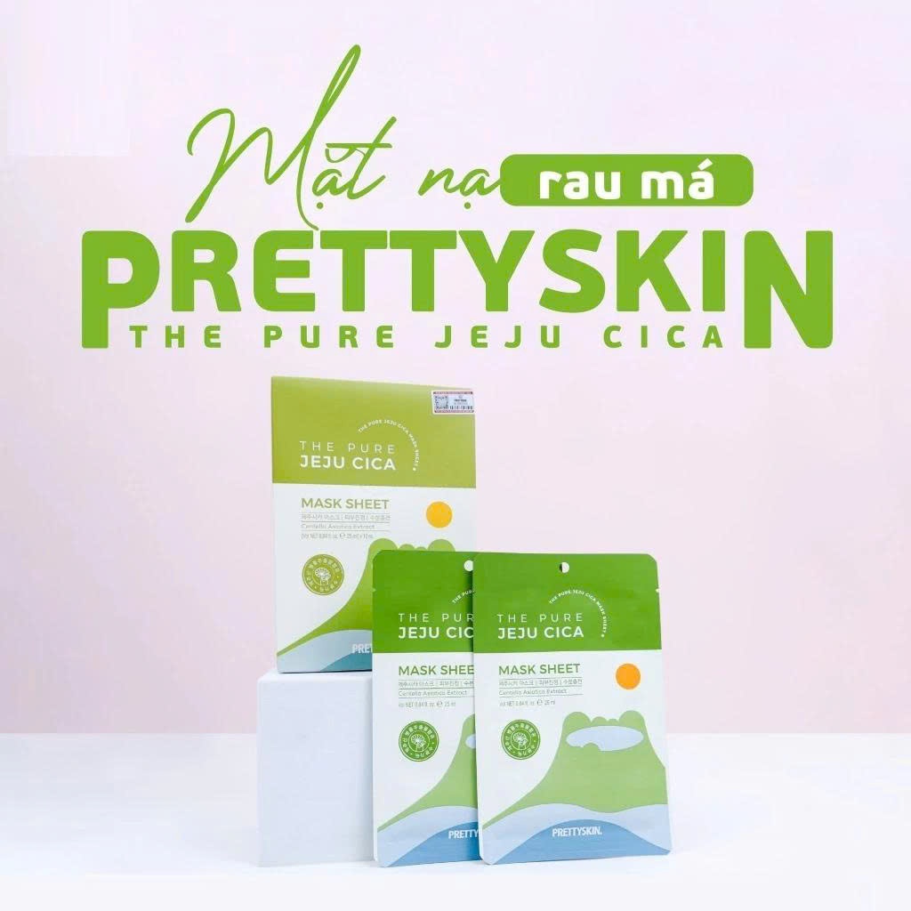 [CHÍNH HÃNG] Mặt nạ giấy B5 rau má dưỡng ẩm, phục hồi, dưỡng sáng cho da 25g - Cosmetics X