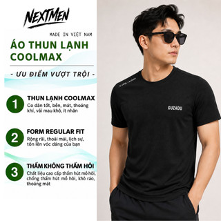 Áo Thun Nam Tay Ngắn Basic Vải Co Dãn 4 Chiều Thoải Mái Thoáng Mát Áo Nam Cộc Tay ACT106