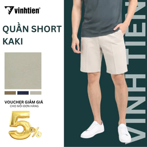 Quần Shorts Khaki 0ly Classic 4451 Cao Cấp Vĩnh Tiến 375 - Nhiều Màu - Giỏ 2
