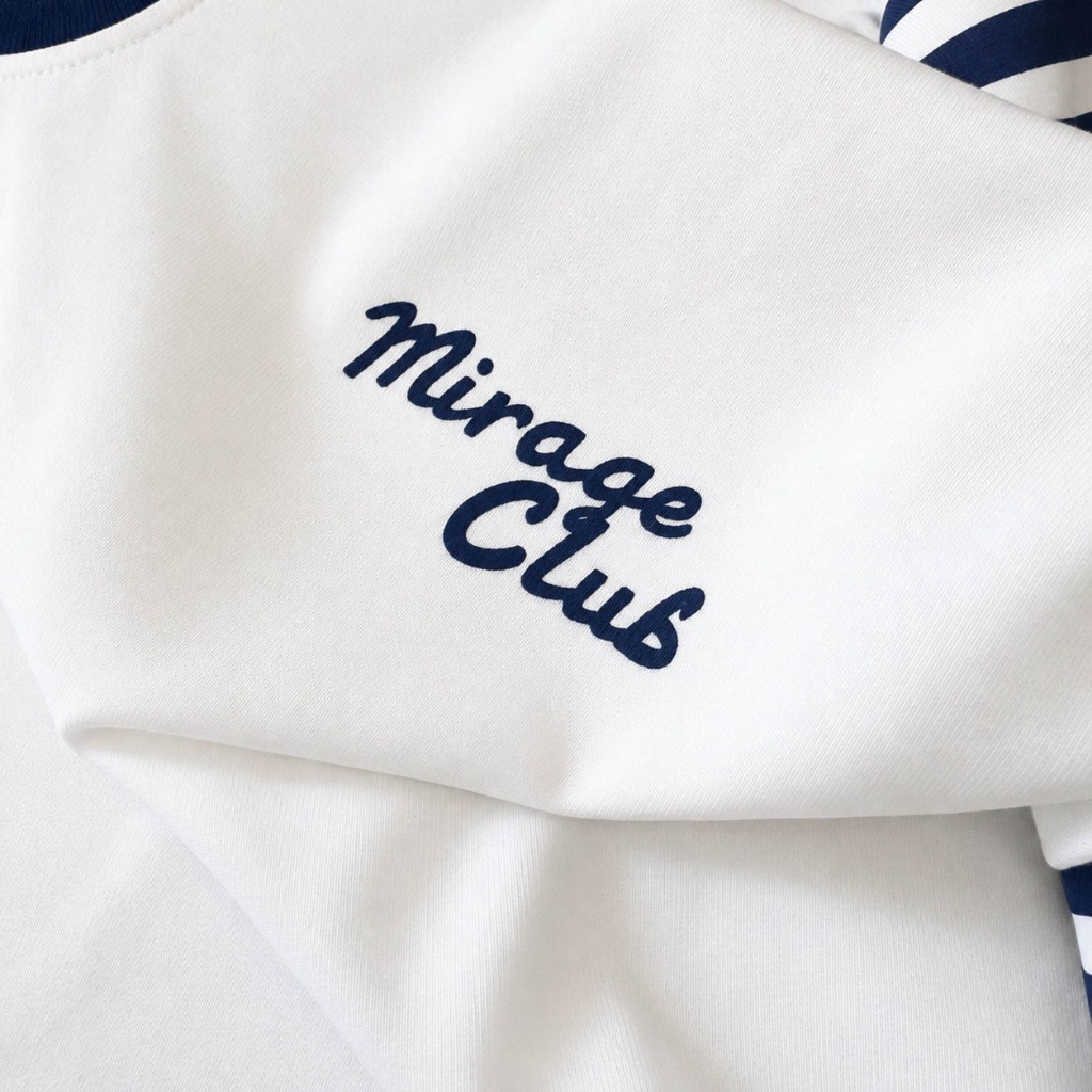 Áo Thun Mirage Sọc Tay Xanh Local Brand Chất 100% Cotton Mềm Mịn Thoáng Mát.