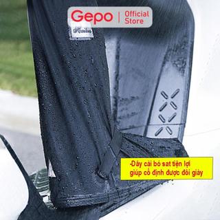 Ủng Đi Mưa Bọc Giày Trời Mưa Giầy Đi Mưa Ủng Bọc Giày Chống Nước Chất Liệu PVC 2 Lớp