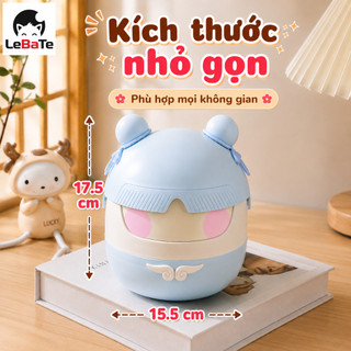 Thùng Rác Mini Để Bàn Nắp Lật Phong Cách Na Tra Cute - Đựng Rác Văn Phòng Bàn Học Ô Tô - LeBaTe