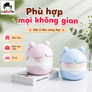 Thùng Rác Mini Để Bàn Nắp Lật Phong Cách Na Tra Cute - Đựng Rác Văn Phòng Bàn Học Ô Tô - LeBaTe