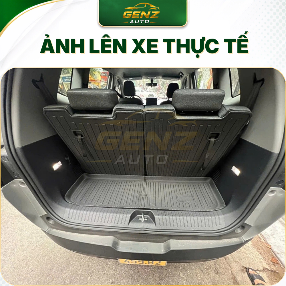 Lót cốp VINFAST LIMO GREEN/MPV7 - Nhựa dẻo TPO Không mùi, Chuẩn khít form xe, Chống thấm nước, dễ vệ sinh