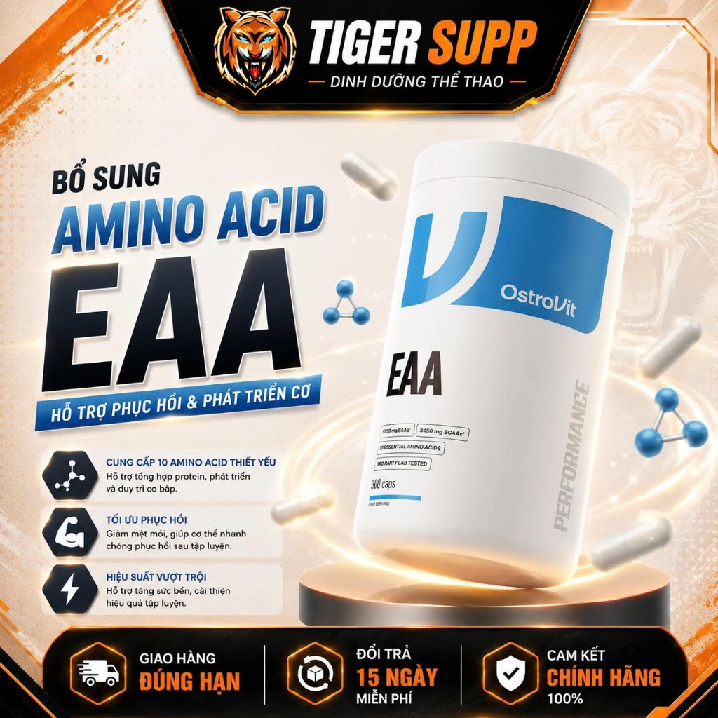 OstroVit EAA 1150 300 Viên Thực Phẩm Bổ Sung Amino Acid