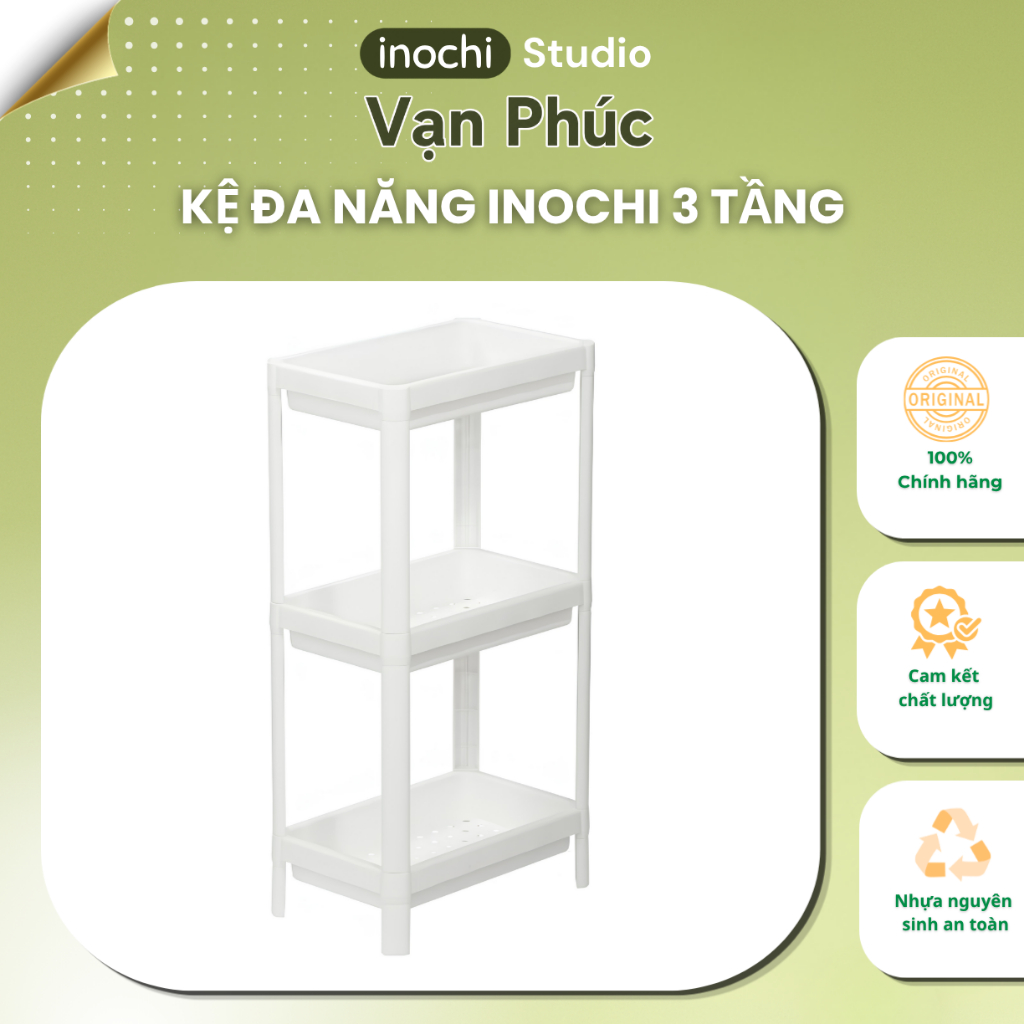 Kệ đa năng 2 3 4 tầng Tokyo đựng sách, mỹ phẩm, kệ nhà tắm, kệ bếp, kệ gia vị, khay có lỗ thoát nước