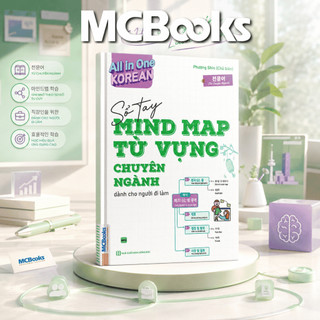 Sách - All In One Korean Sổ Tay Mind Map Từ Vựng Tiếng Hàn Chuyên Ngành Dành Cho Người Đi Làm