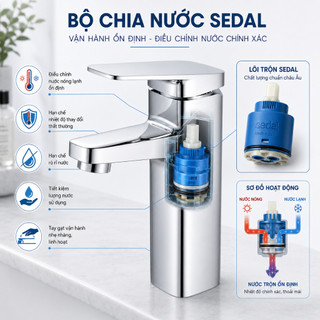 Vòi chậu Lavabo Rossi R802V1 lõi đồng cao cấp, bảo hành 2 năm