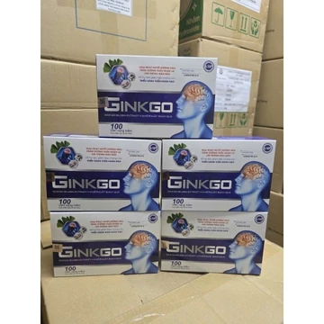《Combo 2 hộp》Hoạt huyết ginkgo Biloba Q10 - Giúp bổ não , giảm rối loạn tiền đình , mất ngủ