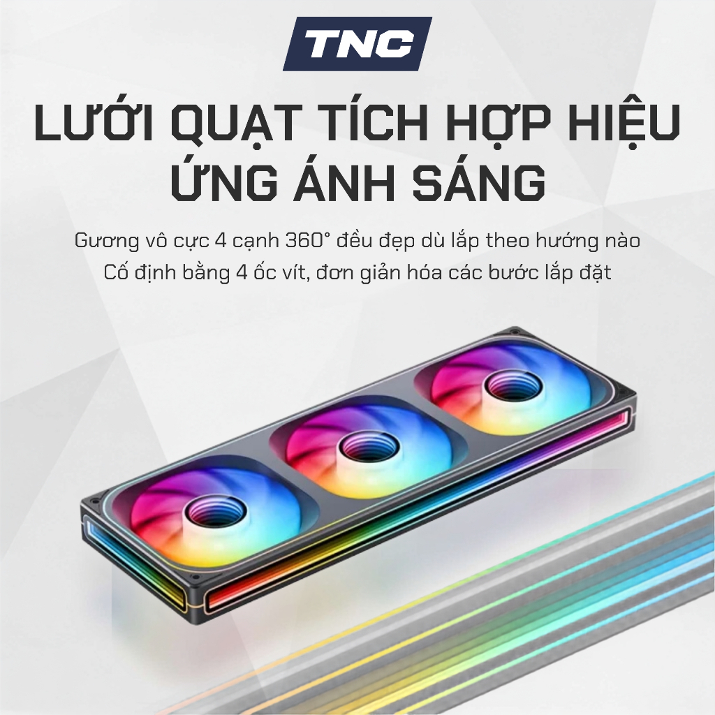 Quạt Tản Nhiệt JONSBO ZB-120 / 240 / 360 LED ARGB Xuôi | Ngược - Bảo Hành 36 Tháng - TNC STORE | BigBuy360 - bigbuy360.vn