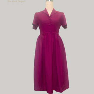 Váy xoè linen cổ cánh én,độ bền cao,mát mịn,thấm hút mồ hôi,may viền tỉ mỉ,sản xuất độc quyền tại Kiều Oanh Designer