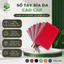 Sổ Tay Bìa Da 200 Trang Dòng Kẻ Nhiều Kích Thước A4, A5, B6, A6, A7 In Logo Theo Yêu Cầu