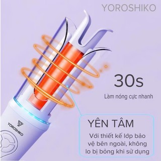 chiến dịch 26 ngày - Máy uốn tóc ION ÂM RYOTECH - YOROSHIKO  cao cấp thế hệ mới