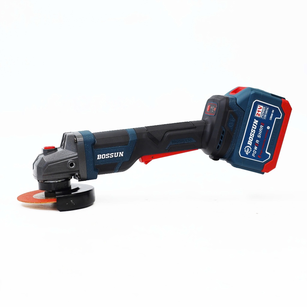 Máy Cắt Mài Pin Không Chổi Than BS BOSSUN BS-AG100XBL - 3 Tốc Độ 10.000v/p - Chống Sốc Đá