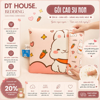 Gối Cao Su Non Kèm Ruột Cho Bé 12 Con Giáp Mùa Hè Vỏ băng Lạnh Tản Nhiệt Siêu Mát Cho Trẻ Em Người Lớn Nằm Thoải Mái Êm