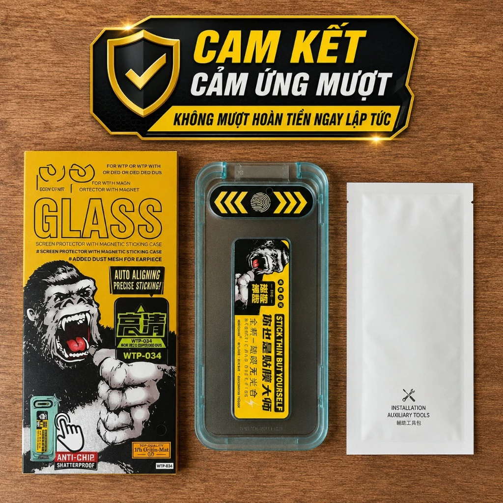 Kính cường lực có khung trợ dán KK trong và chống trộm cho IPhone 11 12 13 14 15 16 17Pro Promax