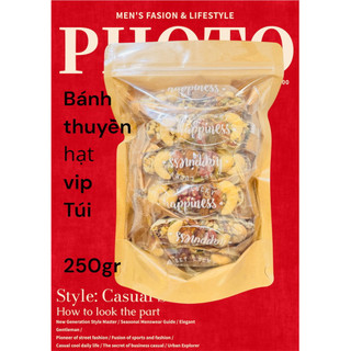 500G Bánh Thuyền Mix Hạt VIP Dinh Dưỡng Ngon, Giòn | Kim An Minh Food