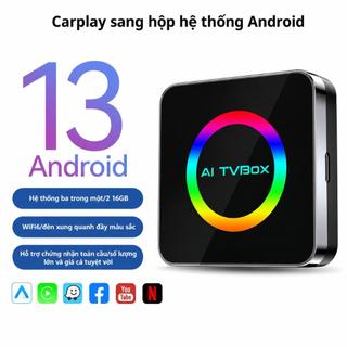 Carplay android box android tv box carplay box ai tv box chuyển đổi carplay, hỗ trợ Android 13 wifi 6 băng tần kép bộ nh