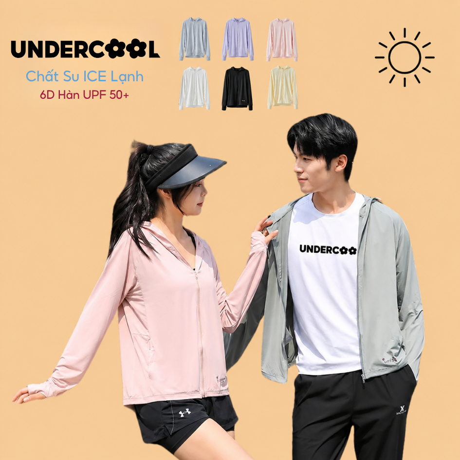 COMBO 1 Áo Chống Nắng ACN07 UPF50+ và 1 Khẩu Trang Chống UV Vải KT21 Thun Lạnh Mát Da, Gọng 3D Chống Lem Son