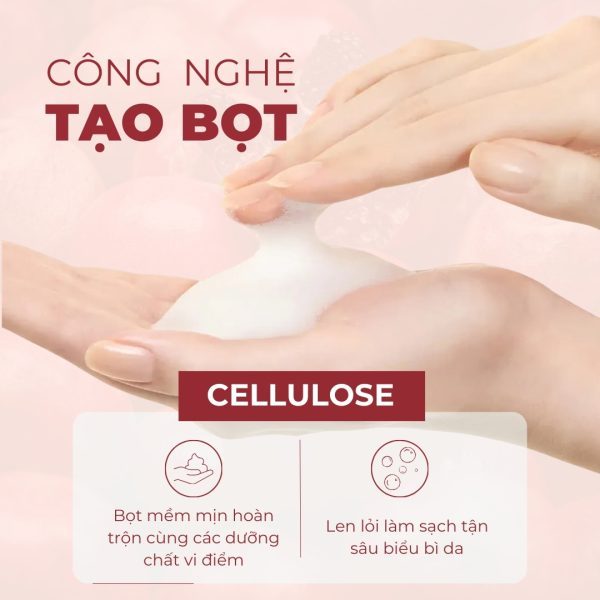 Sữa rửa mặt KOR Hàn Quốc 100ml–Lựu đỏ Jeju,dưỡng trắng sáng da,làm sạch sâu bụi mịn.Tặng bộ Kit 5 sp