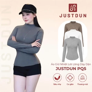 Áo Giữ Nhiệt Lót Lông Dày Dặn Basic Dễ Phối Đồ JUSTDUN PQ5