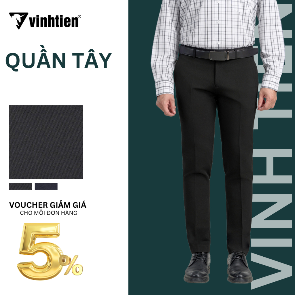 Quần Tây Nam Thời Trang Dáng Trẻ Vĩnh Tiến 425 - Nhiều Màu