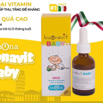Buonavit Baby ( Lọ 20ml )- Vitamin Tổng Hợp Nhỏ Giọt Giúp Bồi Bổ Cơ Thể,Tăng Hấp Thu. trẻ hay ốm do sức đề kháng kém