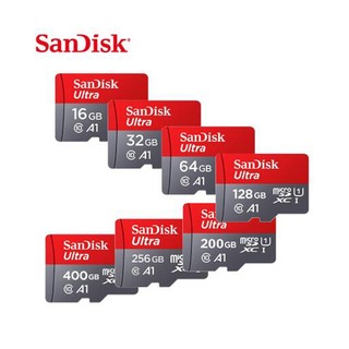 Thẻ nhớ MicroSDXC SanDisk 32GB / 64GB / 128GB / 256GB / 512GB  Ultra A1 C10 U1 UHS-I 150MB/s，Dùng Cho Camera CCTV