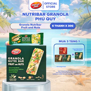 Hộp 6 Thanh Granola Phú Quý Dan D Pak I Granola Nutri Bar I 6 x 30g