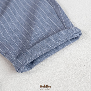 Quần Âu Kẻ Dài Cho Bé Hokiha Chất Vải Thô Mềm Mại Đứng Form Phong Cách Hàn Quốc Size Từ 8-17kg Q164