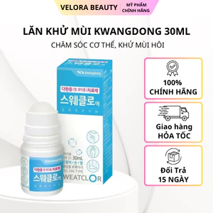 Lăn khử mùi Kwangdong Sweatclor 30ml chăm sóc cơ thể khử mùi hôi làm sáng vùng da dưới cánh tay